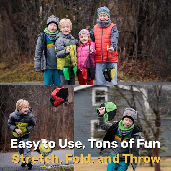 NEW Tangle Free Outdoor Flying Parachute Men, Top Indoor & Outside - Picture 7 of 8